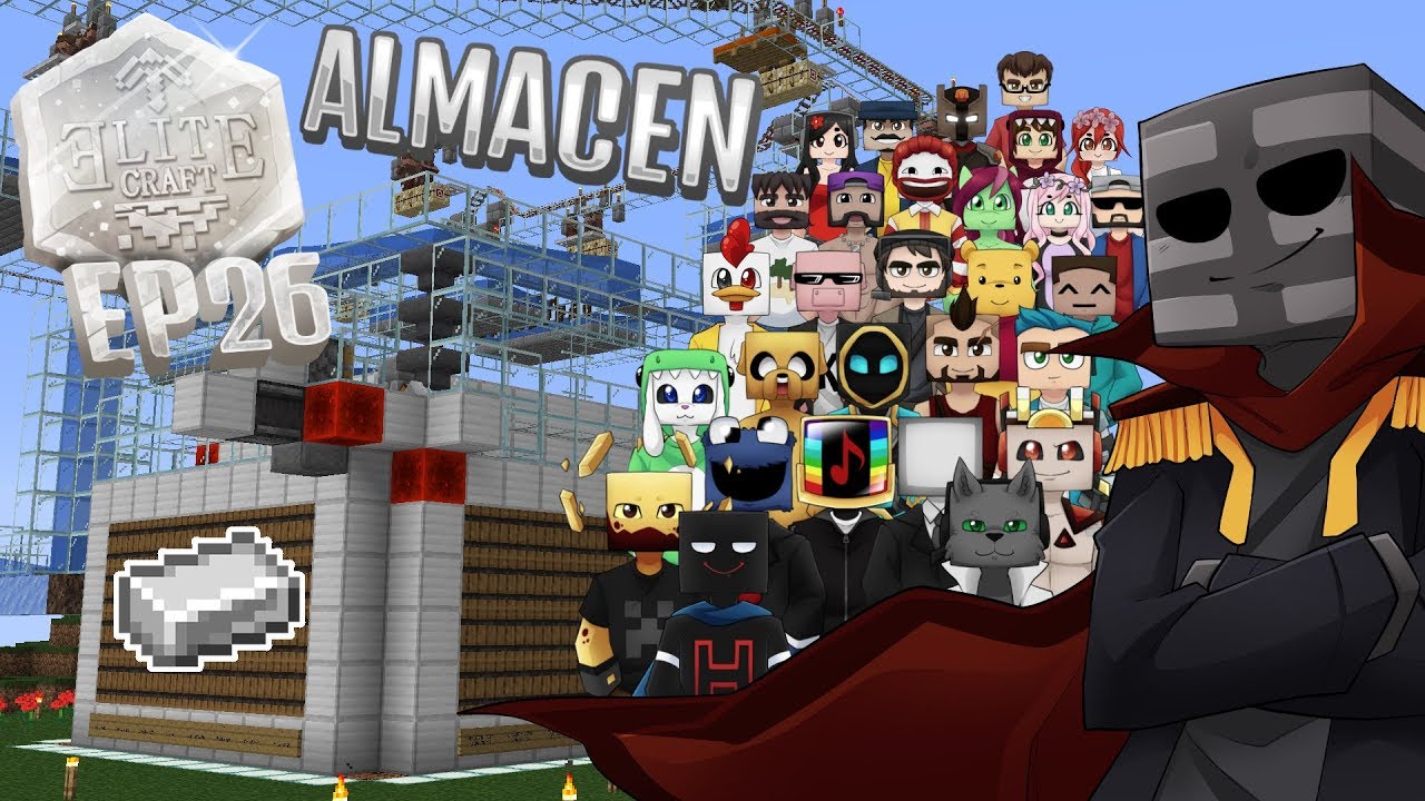 EliteCraft Ep26, Almacén de hierro comunitario!