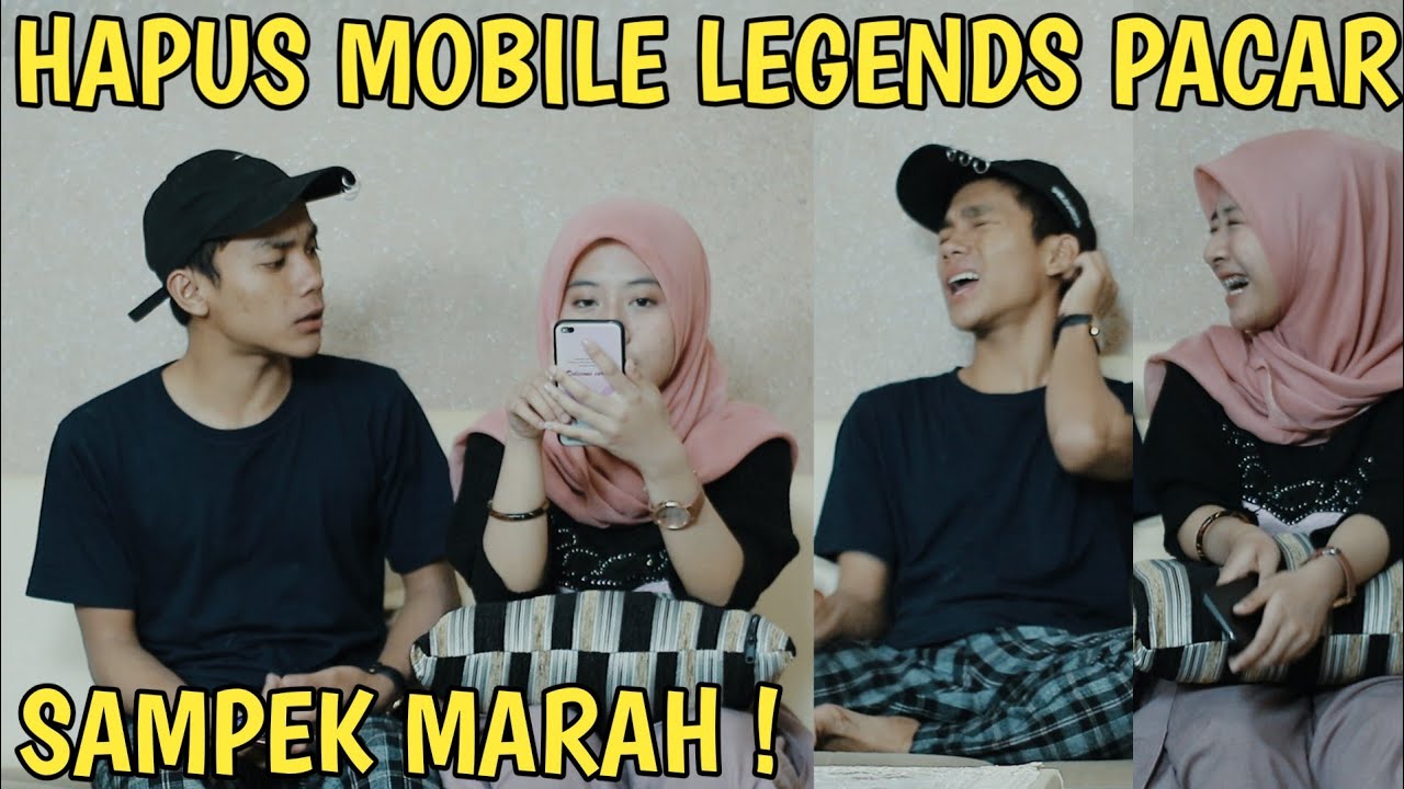 PRANK HAPUS MOBILE LEGENDS PACAR ! SAMPEK MARAH