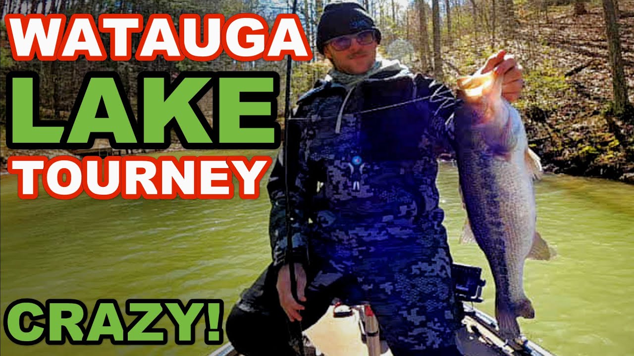 Watauga Bass Tournament with CRAZY Conditions! - (Exploring Watauga Lake)