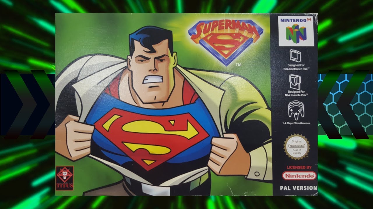 Superman N64 playthrough. Gameplay/walkthrough/guide. No Commentary