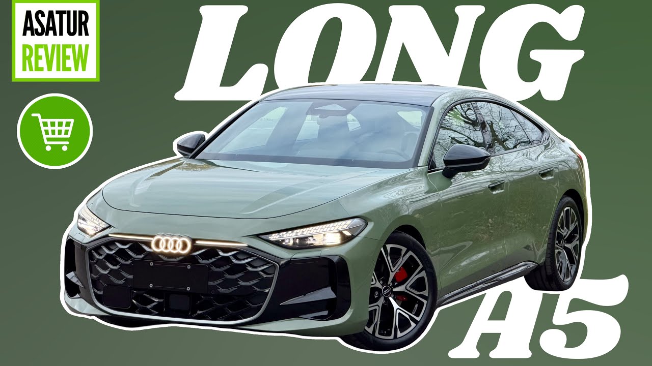 Обзор Китайской AUDI A5L Sportback LONG Quattro 2025 Параллельный импорт из Китая