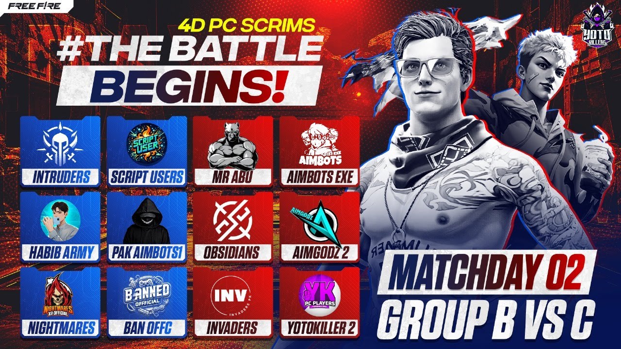 PAKISTAN PC 4D SCRIMS DAY 2 GROUP (B) & (C) || @mrabu1 @NOMIFF1