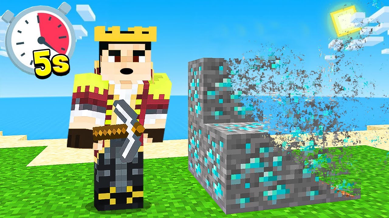 MINECRAFT ALI SVAKIH 5 SEKUNDI NESTANE JEDAN BLOK!