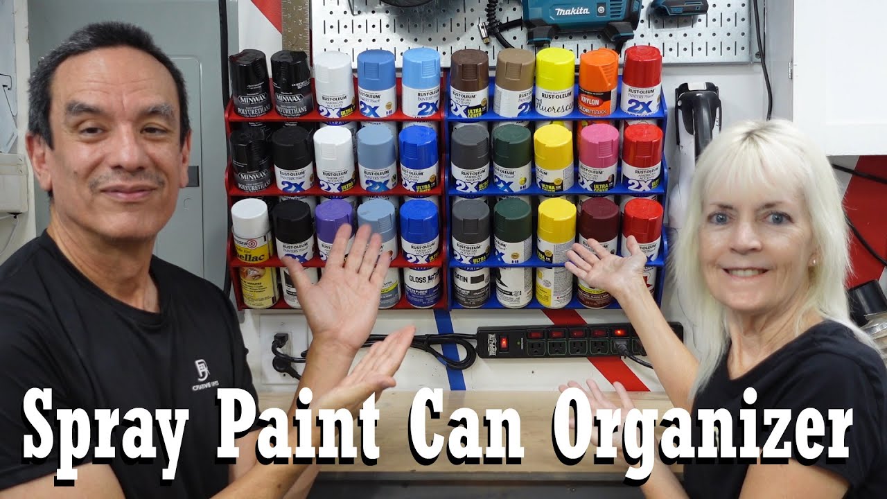 DIY Spray Paint Can Holder – Easy & Effective Organization!