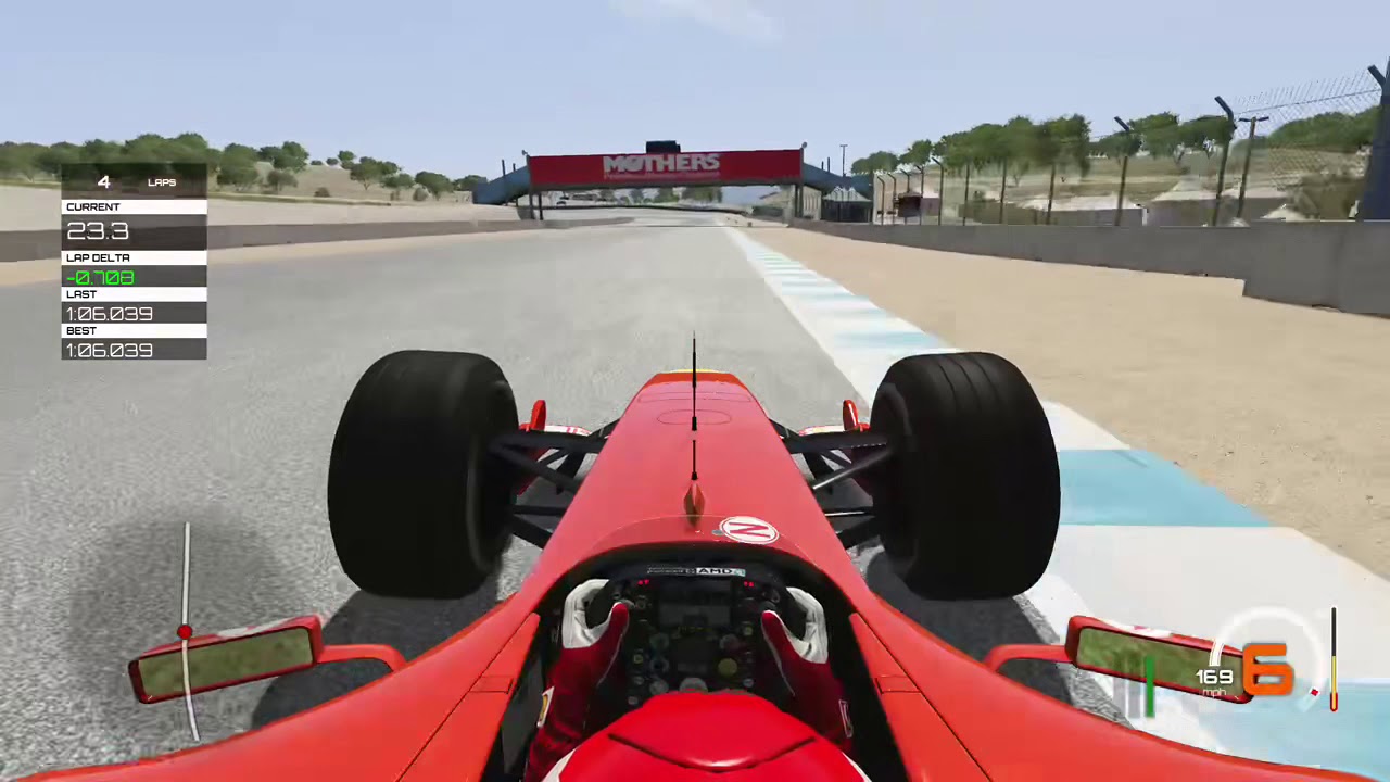 How Well Does an F1 Car Handle the Corkscrew?