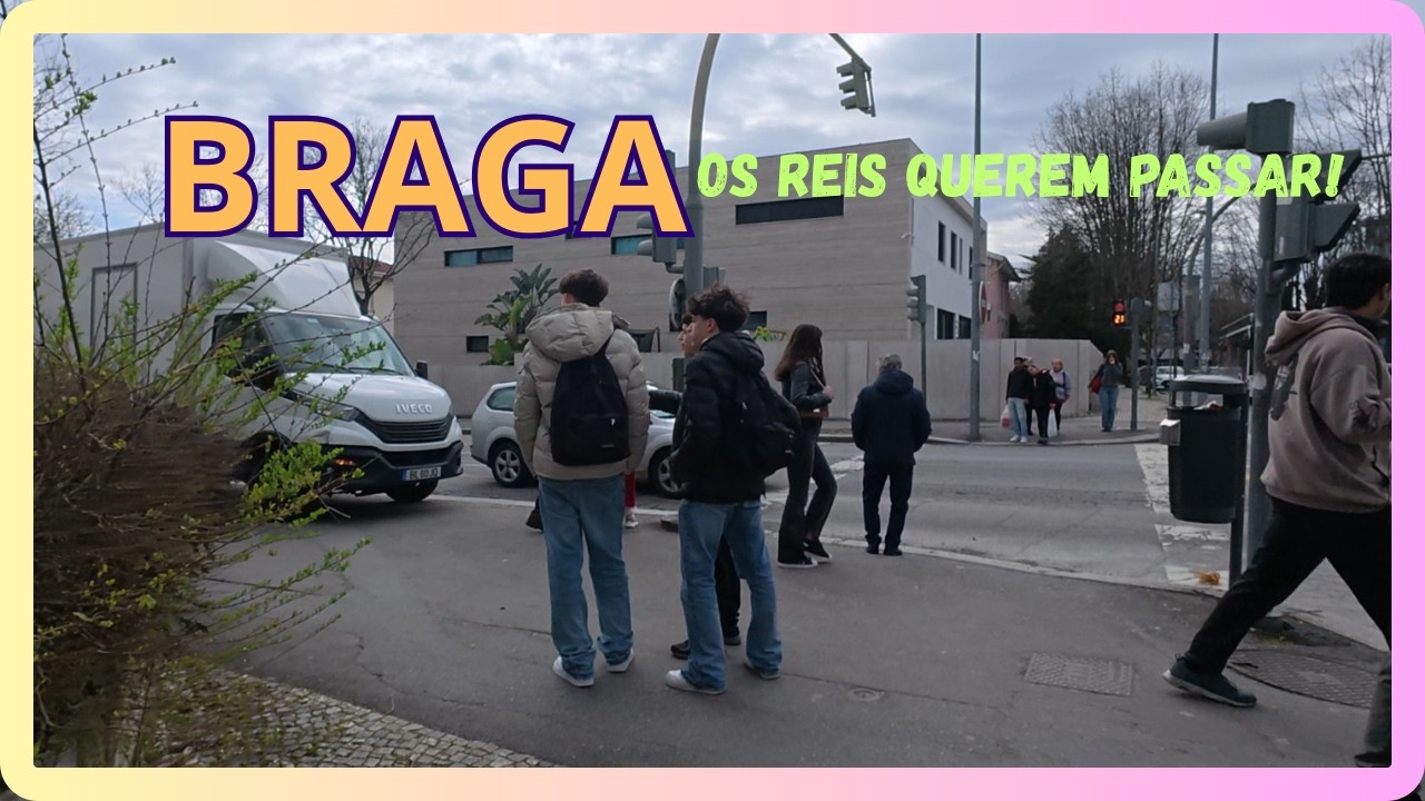PASSEANDO EM BRAGA - PORTUGAL - WALKING TOUR 6 Mar 2026