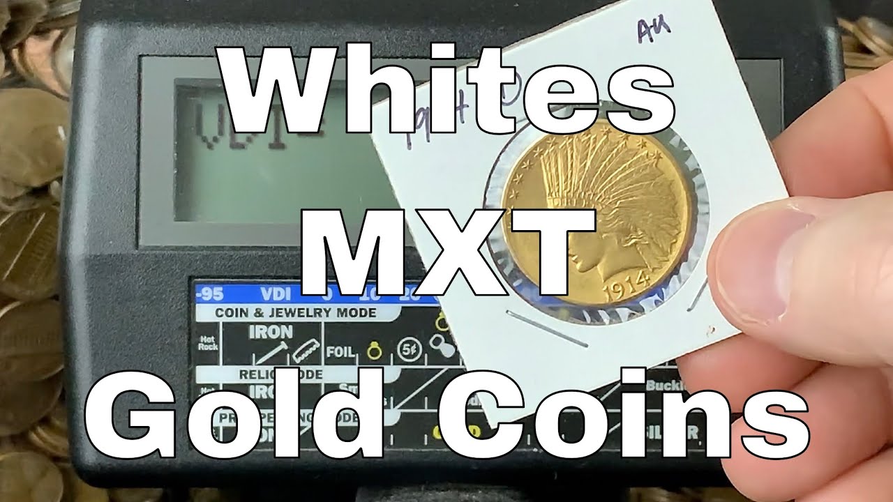 White's MXT Metal Detector - GOLD Coins VDI Numbers
