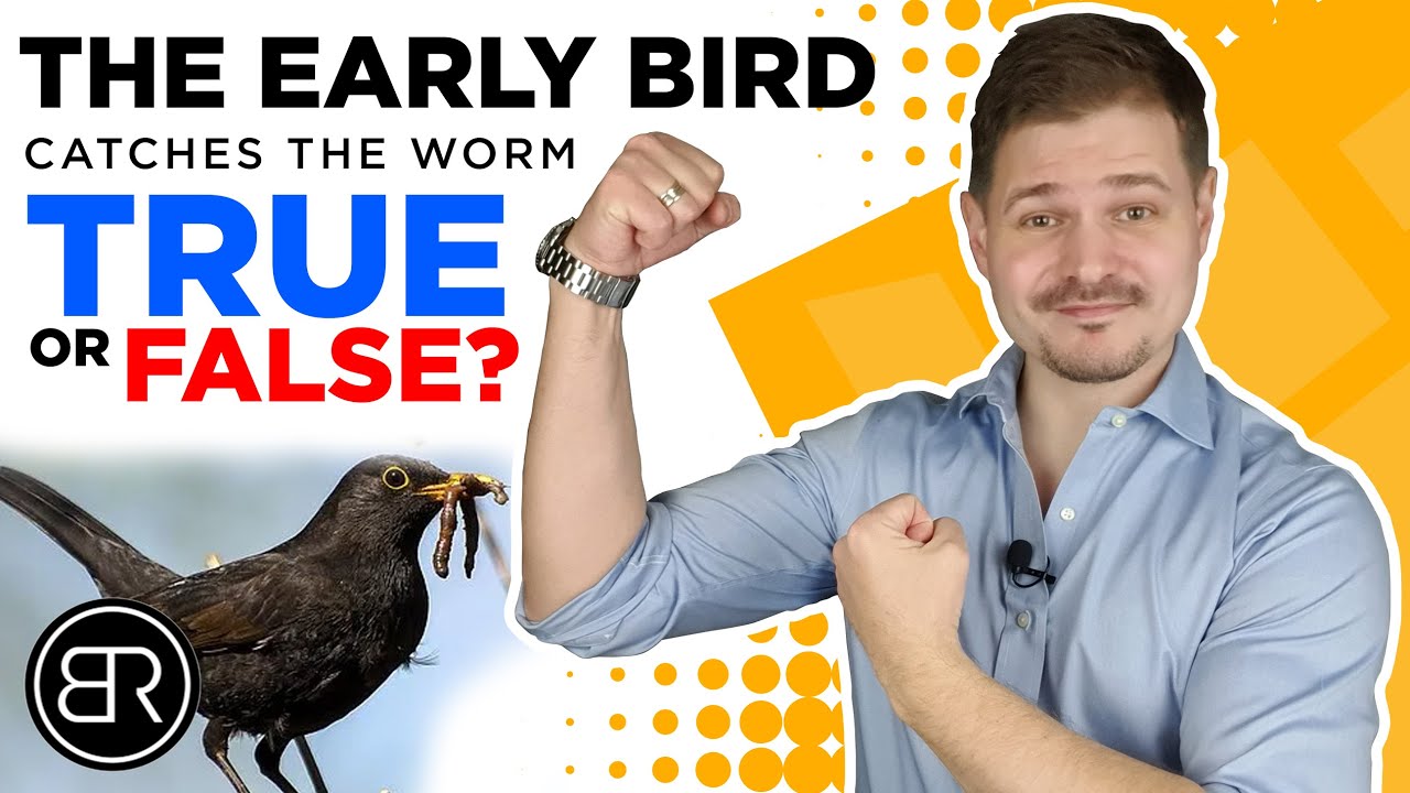 The Early Bird Catches the Worm is a MYTH!