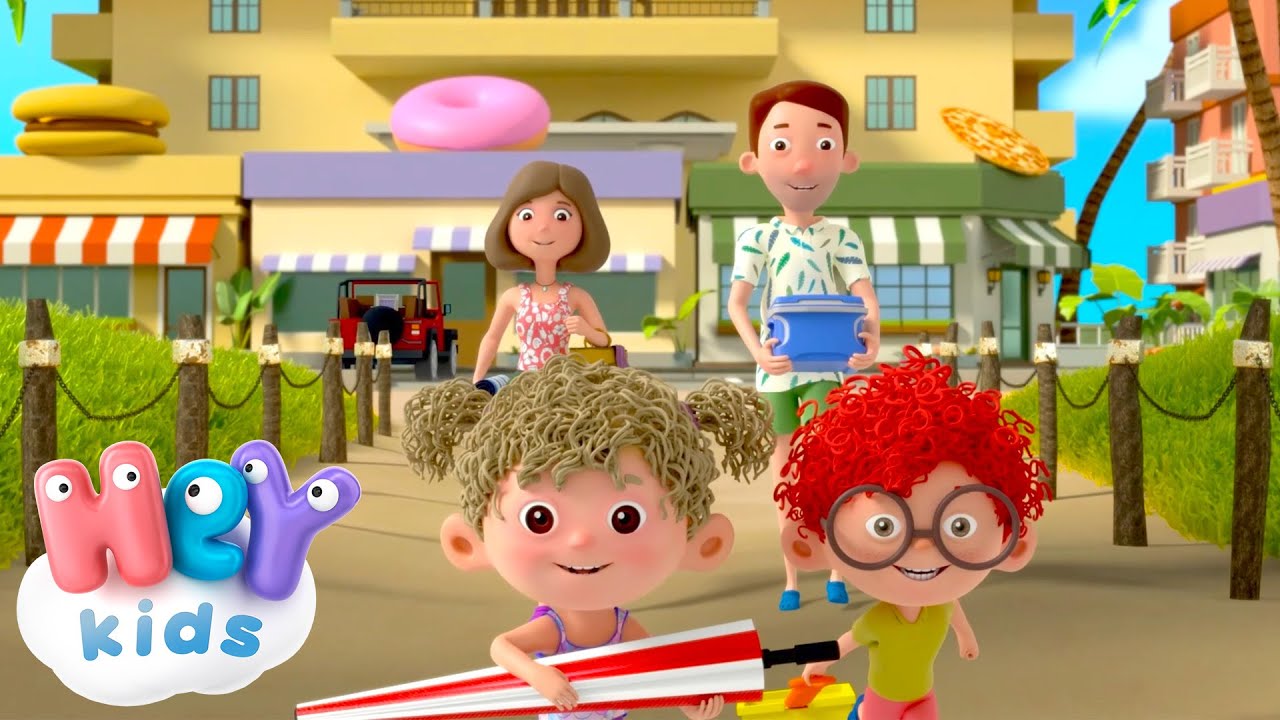 Allons à la plage ! 🏖️☀️ | Chansons d'été pour Enfants | HeyKids en Français