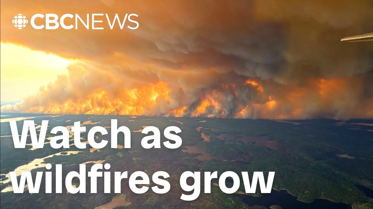 Watch as the northern Manitoba wildfires grow