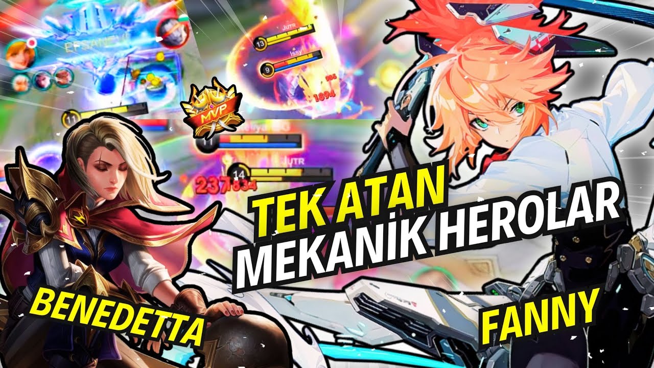 FULL SALDIRI GÜCÜ BENEDETTA OYNADIM ! RESMEN HİLE GİBİ !! / MLBB