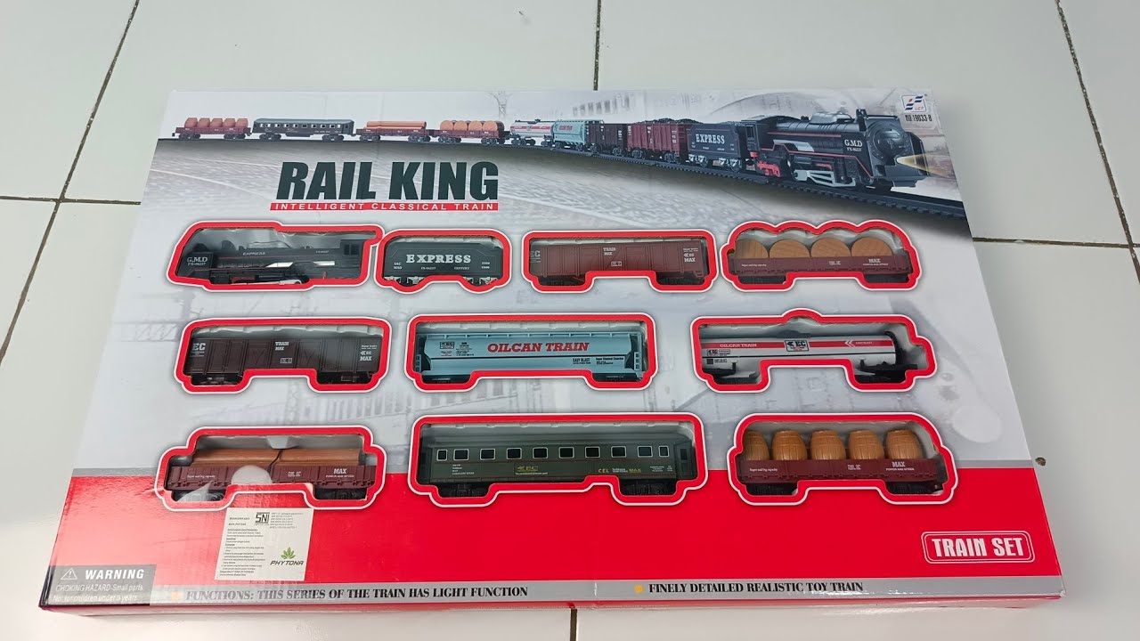 Unboxing Railking Trainset~Asmr