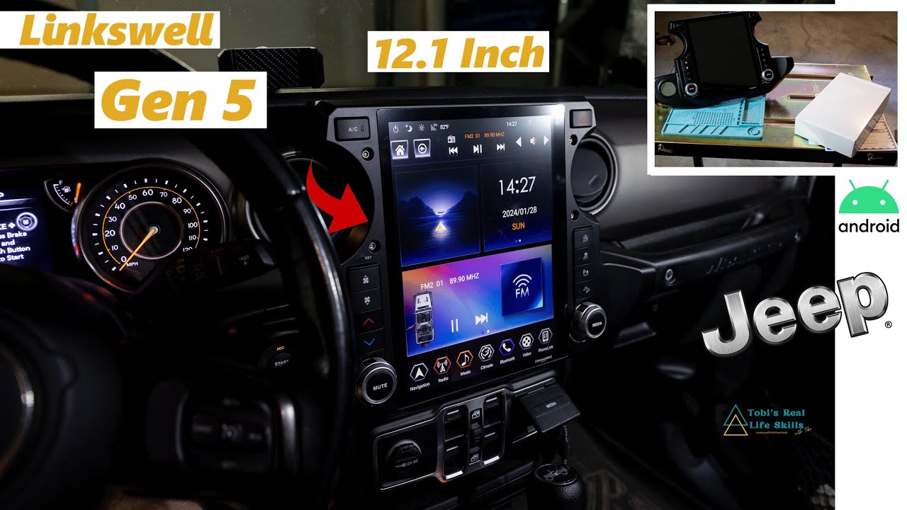 Linkswell 12.1” Gen 5 Jeep Wrangler JL/Gladiator JT| Installation Guide