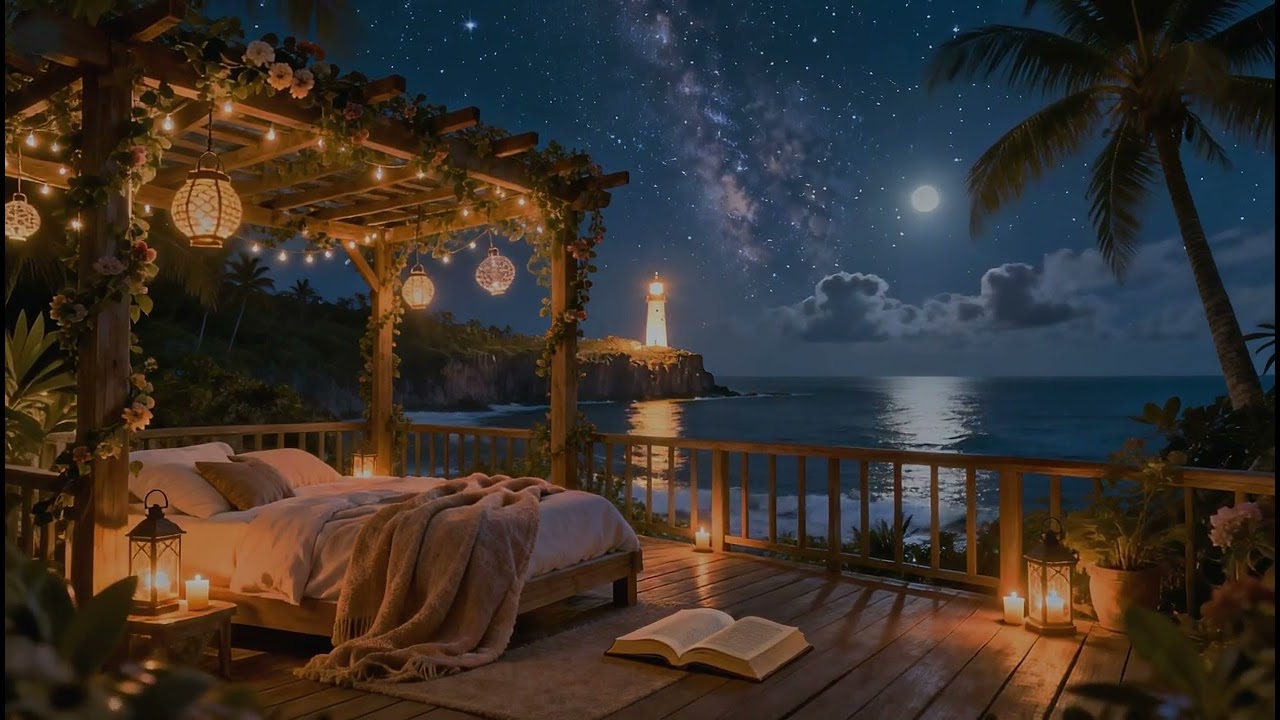 Fall Asleep In Less Than 1 Minutes • Smooth Bossa Nova and Relaxing Ocean Sounds