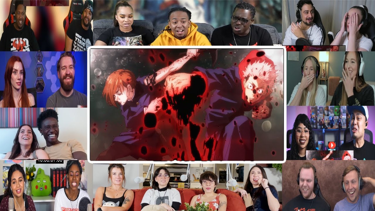 Nobara & Yuji’s Savage Combo Attack!! Scene - Jujutsu Kaisen S1 Ep24 | Reaction Mashup