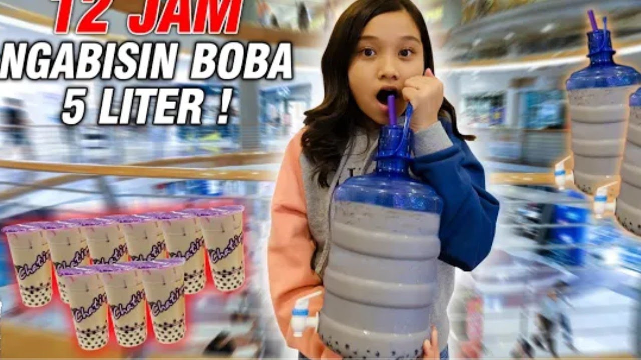 12 Jam Ngabisin Boba 5 Liter Di Mal