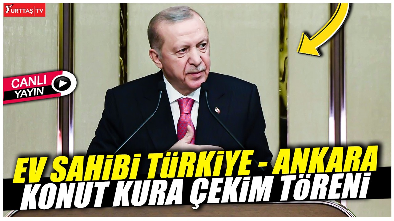 Cumhurbaşkanı Erdoğan Ev Sahibi Türkiye - Ankara 31 bin 73 Konut Kura Çekim Töreni'nde! #canlıyayın