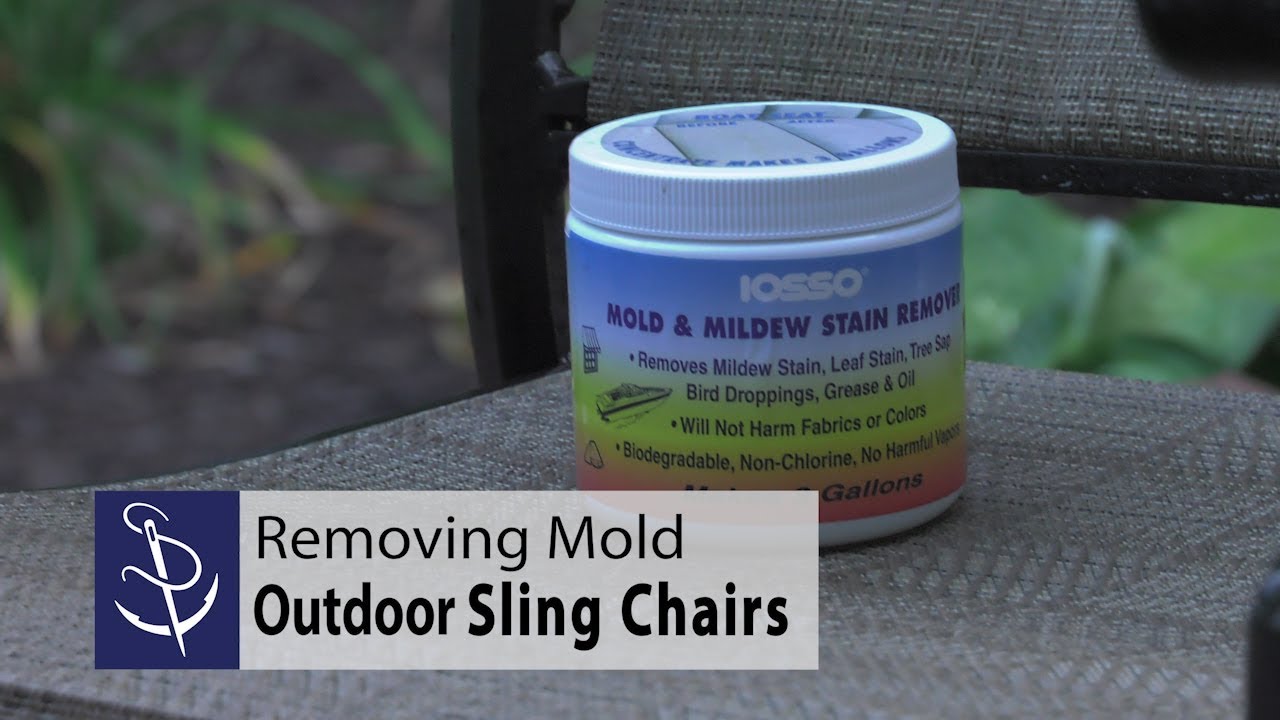 Removing Mold from Outdoor Sling Chairs