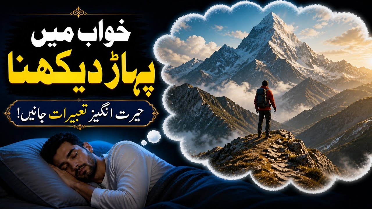 Khwab mein pahar dekhna | Khwab mein pahar par baraf dekhna | Khwab mein pahad se girna