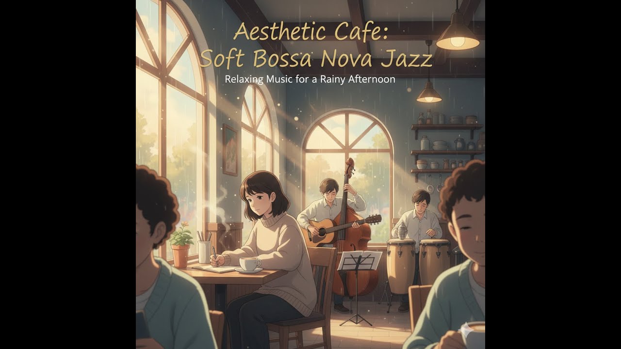 Aesthetic Cafe: Soft Bossa Nova Jazz ☕ Relaxing Music for a Sunny Afternoon (30 Min)