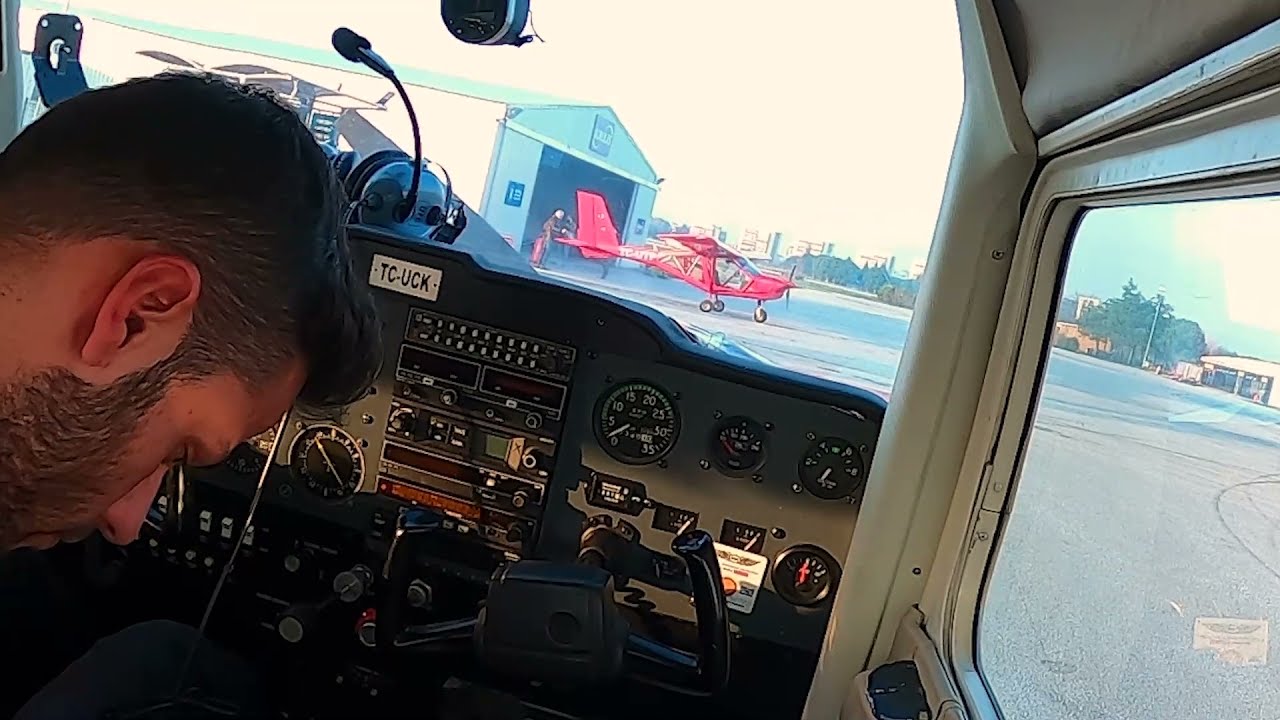 D&uuml;ş&uuml;k G&ouml;r&uuml;ş Yalnız U&ccedil;uş  - Lowest Visibility - Cancelled Solo Flight (Yunuseli U&ccedil;uş Meydanı)