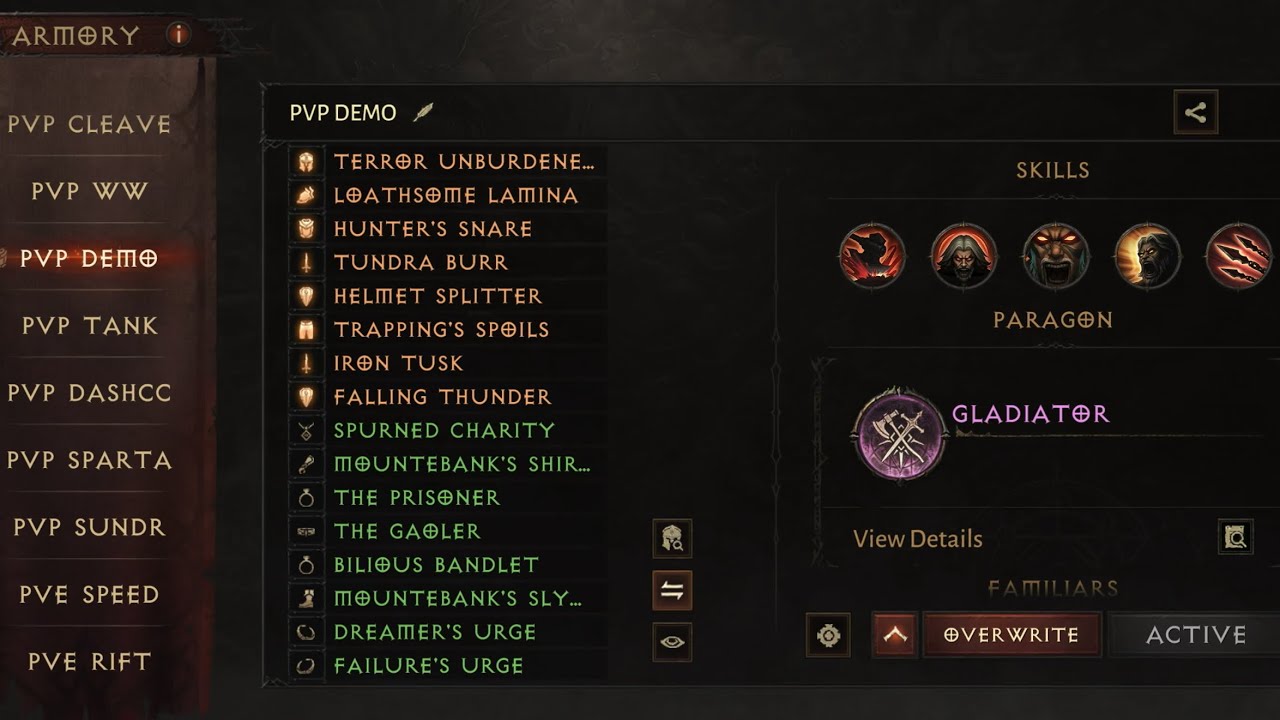 BG convoy. OsitoRuso 8.8k Barb vs Lanna 11k+ Monk. DEMO-TANK-DPS-BOT BUILD