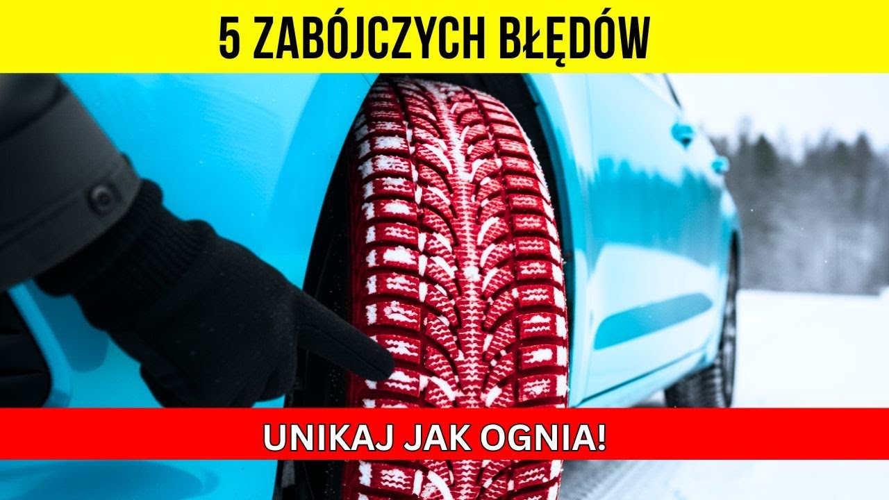9 na 10 kierowców popełnia ten błąd. Złudzenie „idealnej” opony, które kończy się na barierkach.