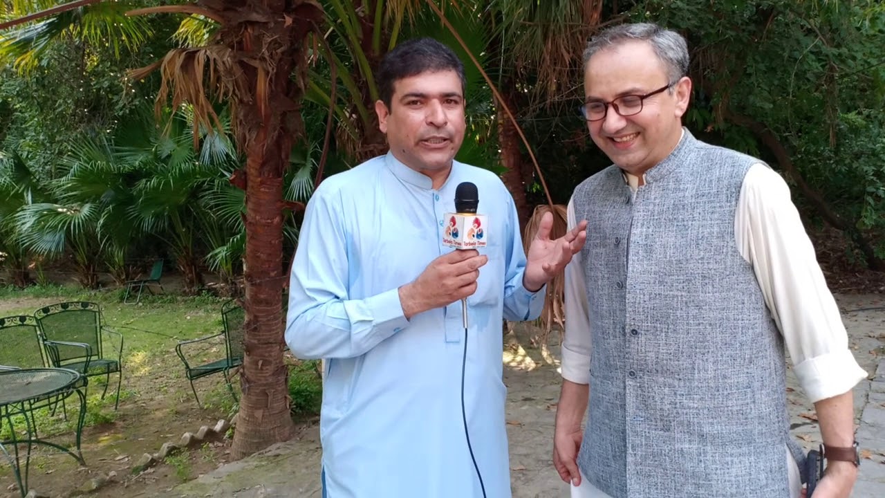 Qazi Arif and Jehangir Ali Yousafzai with Tarbela Times