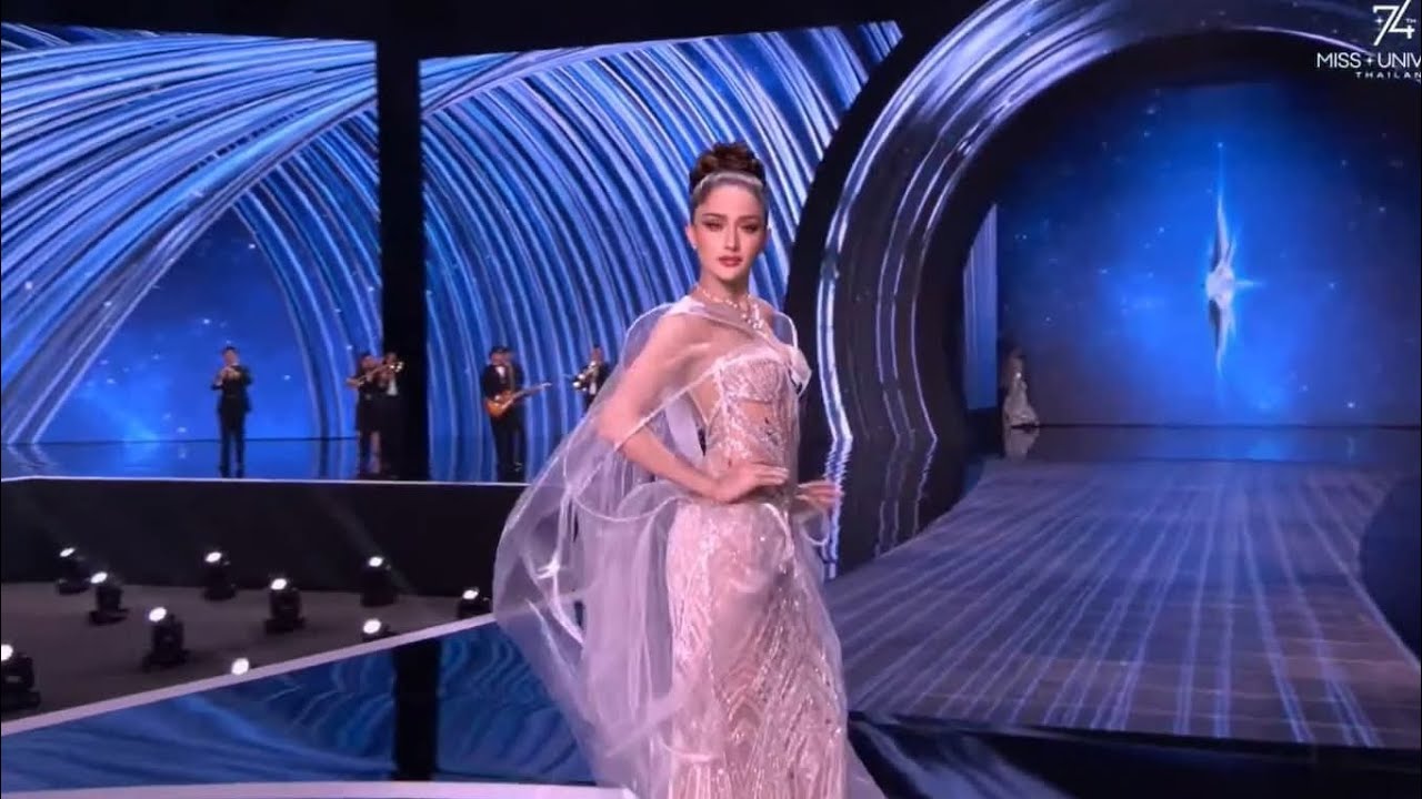Miss Universe 2025 Top 12 Evening Gown #missuniverse #ahtisamanalo 