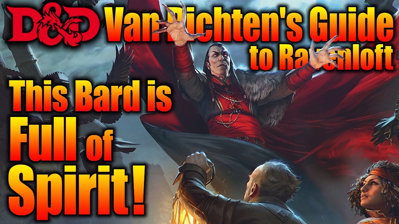 5e Bard College of Spirits from Van Richten's Guide to Ravenloft