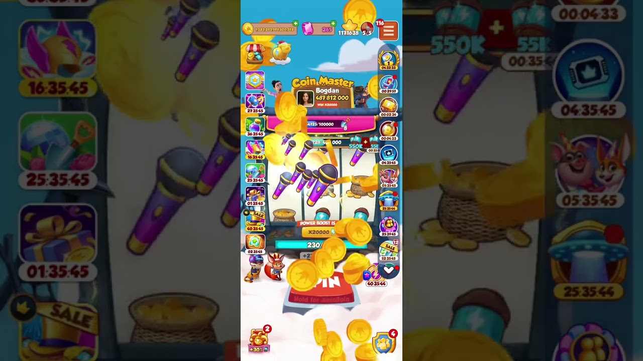 Complete 500k task coin master gameplay 