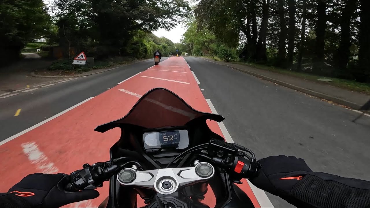 RIDING MY HONDA CBR650R ON A VERY FUN ROAD