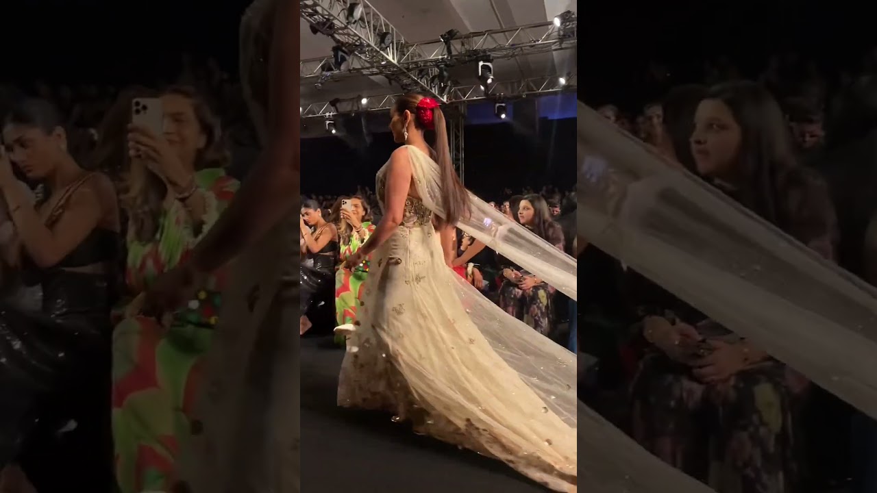 Lisa Ray For Rahul Mishra At India Couture Week 2024
