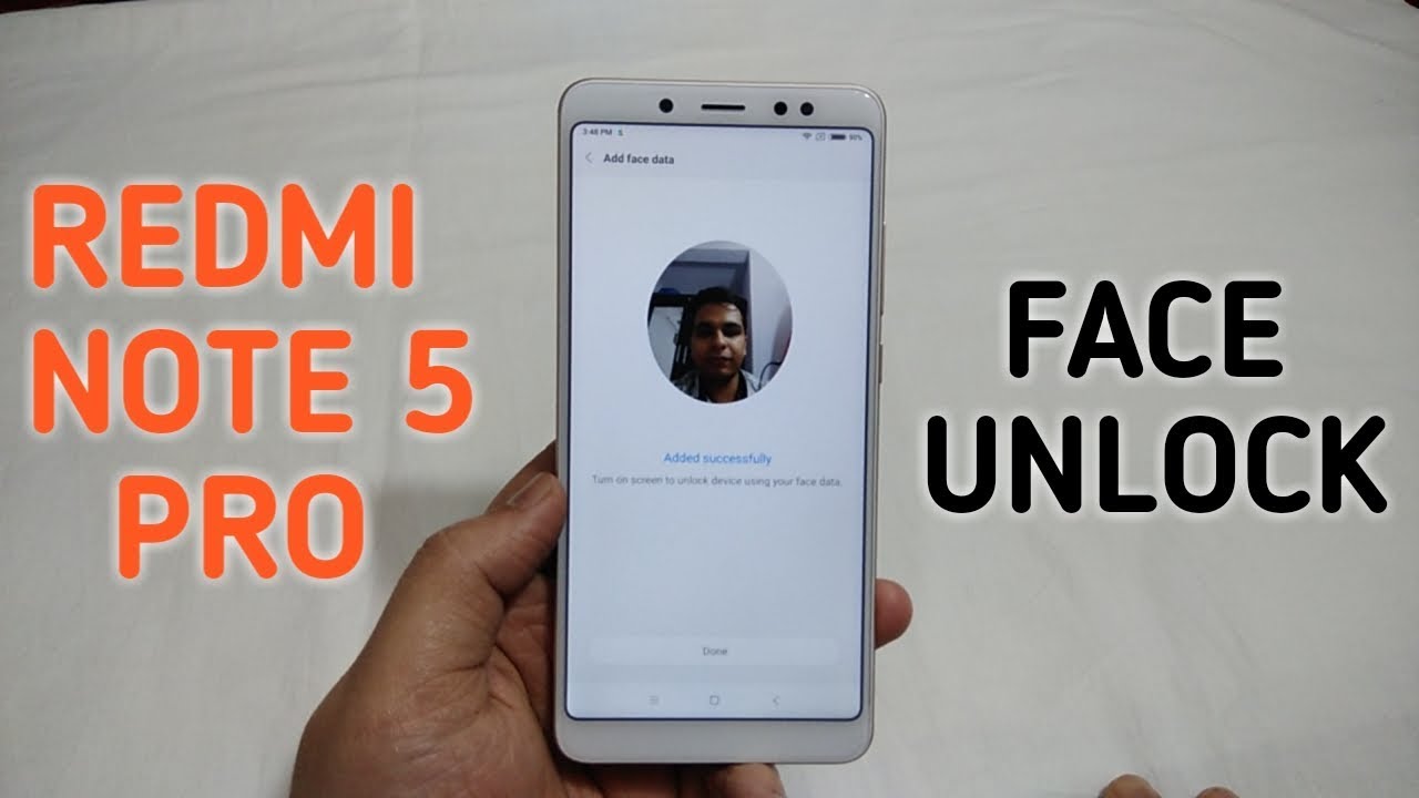 Xiaomi Redmi Note 5 Pro Face Unlock Feature With Setup!🔥