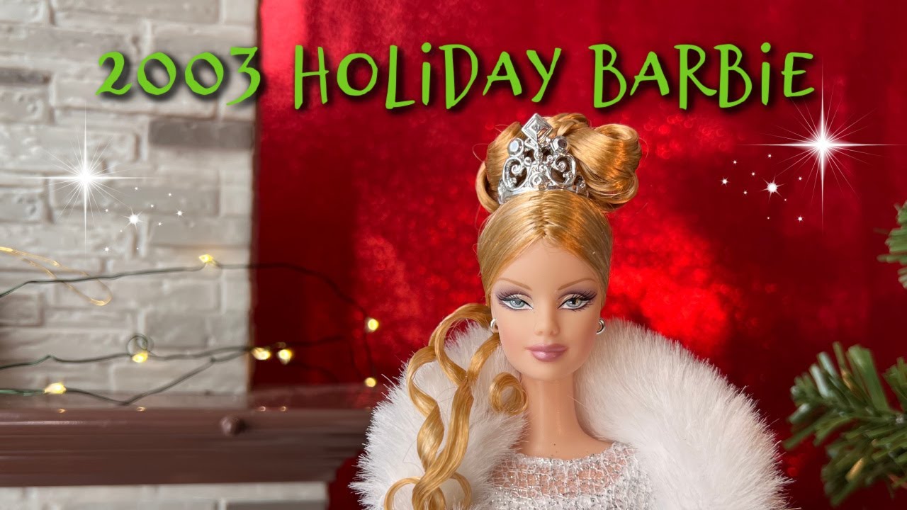 2003 Holiday Visions Winter Fantasy  Barbie - Happy Dollidays Countdown to Christmas!