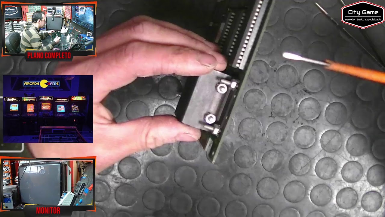 Reparando placa jamma tetris, Repairing jamma tetris board