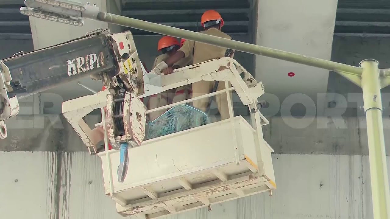 556ാം പില്ലറിന് മുകളില്‍ പൂച്ച, ഇരുവശങ്ങളിലേക്കും നടന്നു പോവാന്‍ സാധ്യത