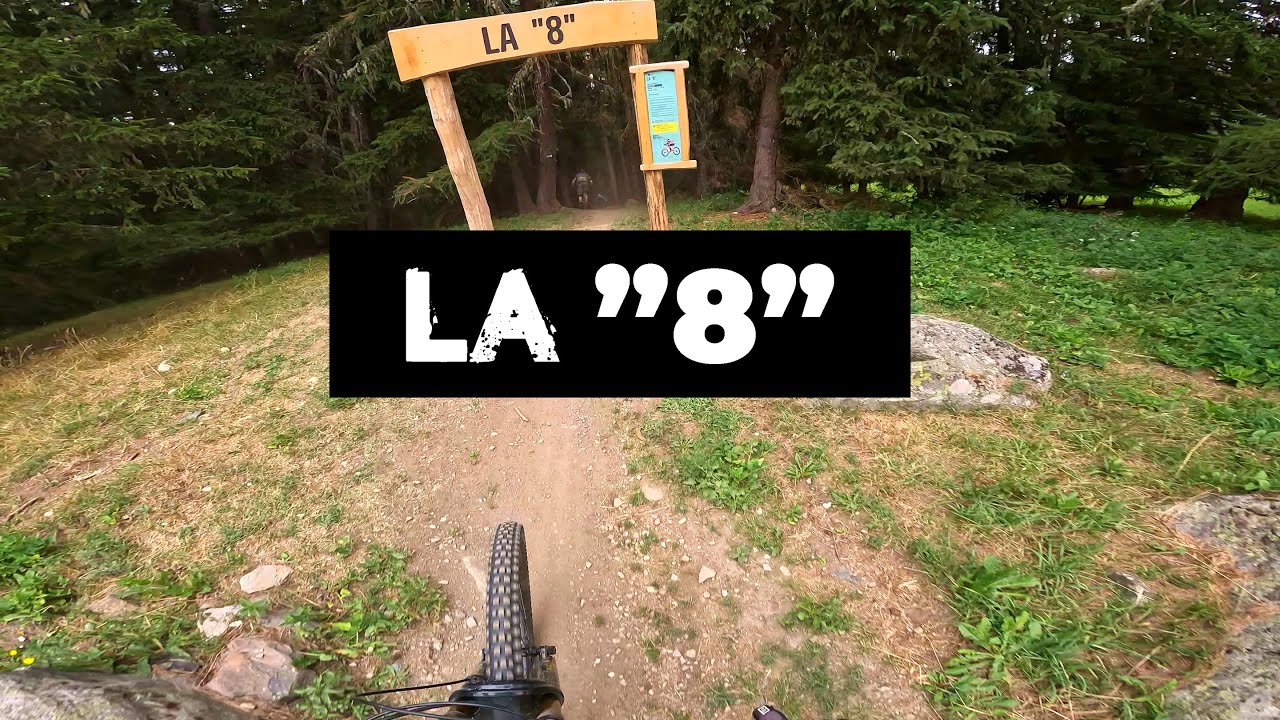 POV: Tackling “La 8” – Mega Black Run at Les Arcs | GoPro Hero 11 MTB Descent | 2025