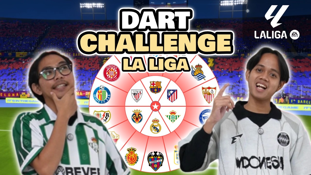 DART CHALLENGE LA LIGA #dartsfootball #fc26