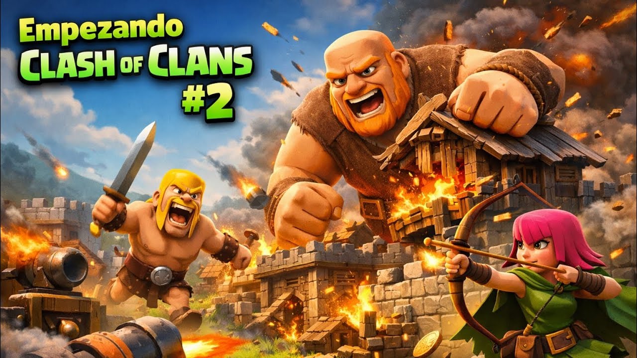 Empezando Clash of Clans #2 | Gigantes y arqueras