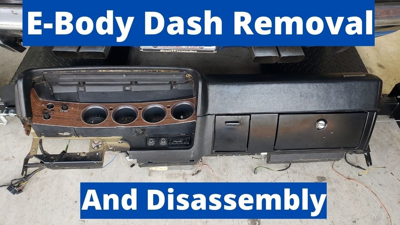 Tech Talk Tuesday: E-Body (Dodge Challenger and Plymouth cuda) Mopar Dash Removal and Disassembly