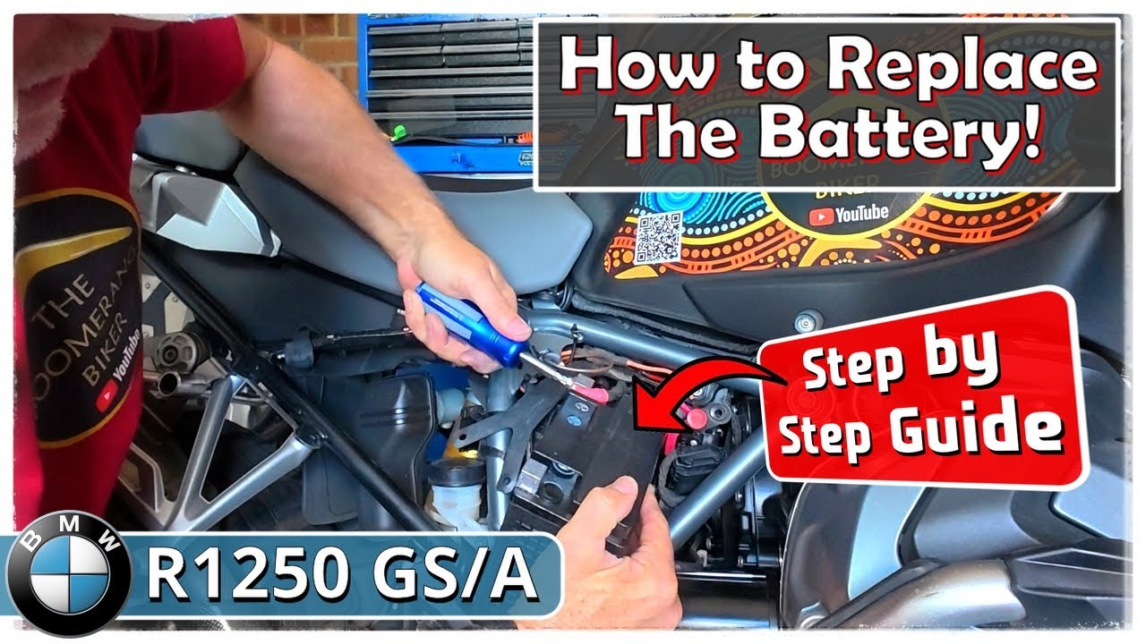 BMW R1250 GS & Adventure - How to Replace the Battery - Step by Step Guide (with a few laughs!!!)