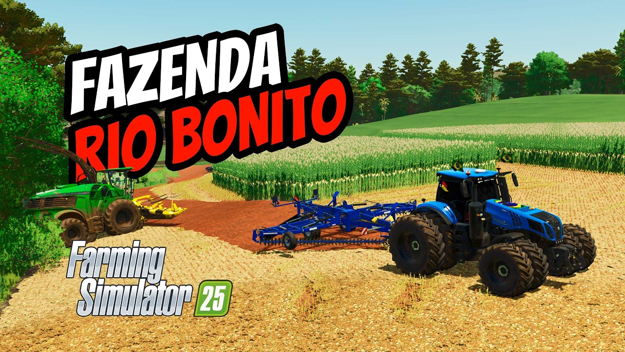 MAPA BR | FAZENDA RIO BONITO PARA PC | FARMING SIMULATOR 25 #farmingsimulator25 #farming  #fs25maps