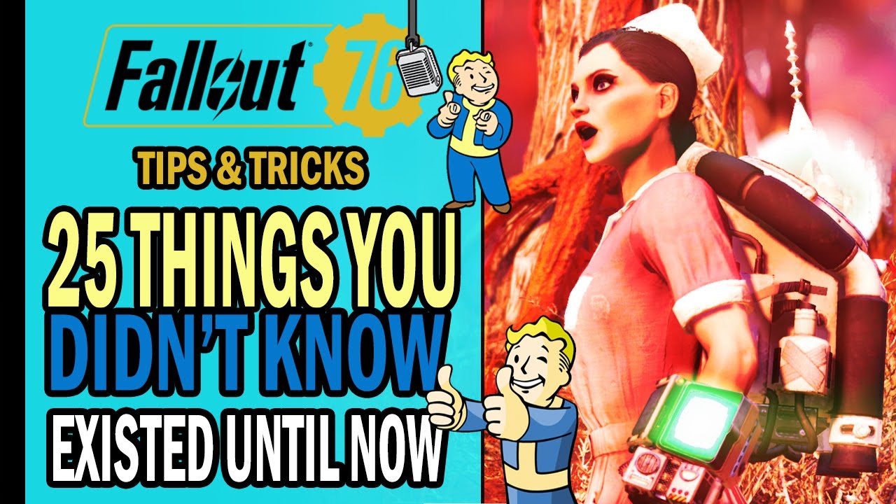 Fallout 76 — 25 вещей, о существовании которых вы не знали до сих пор 🤩 (но стоит знать!) | Совет...
