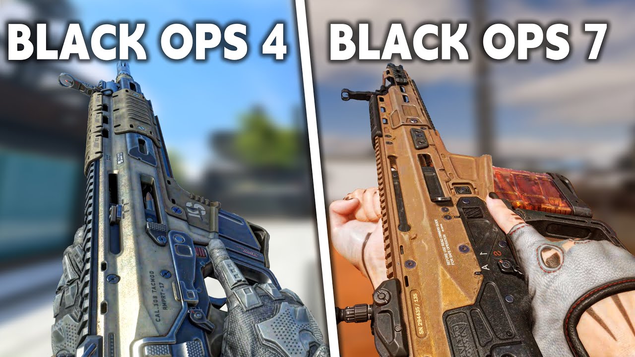 COD: Black Ops 7 vs Black Ops 4/3 - Сравнение анимации оружия | 4K