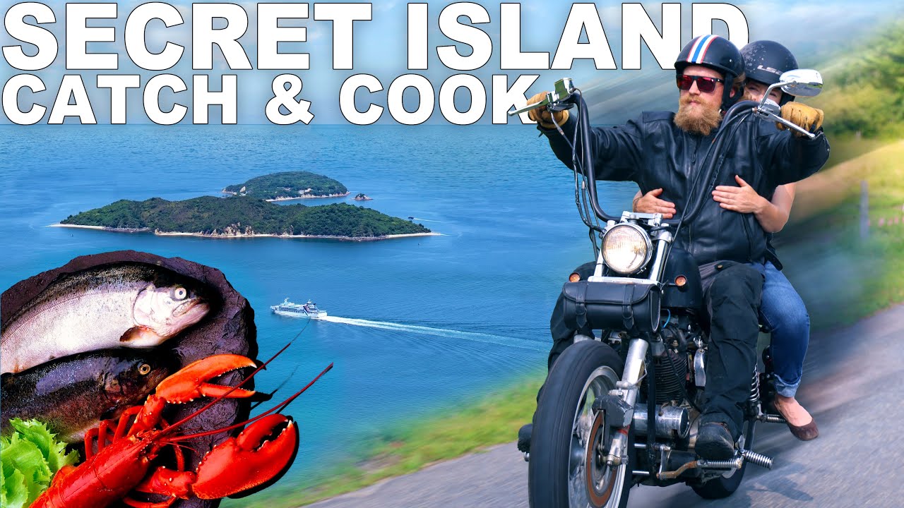 Motorcycle Island Camping & Trout Catch and Cook | Day 4 of 7 Motorcycle Camping Maine Adventure