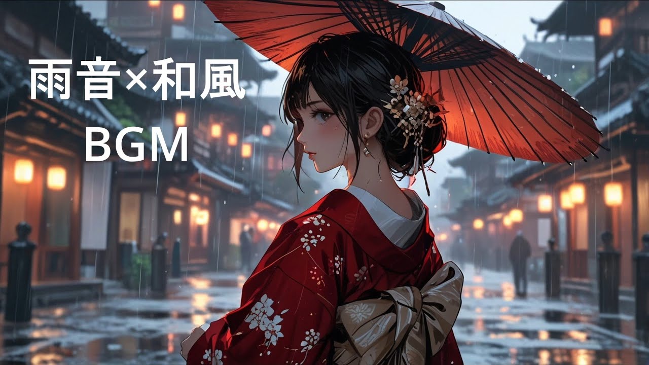Rainy Zen Focus | 雨音と和の静けさで集中できるLo-fi BGM