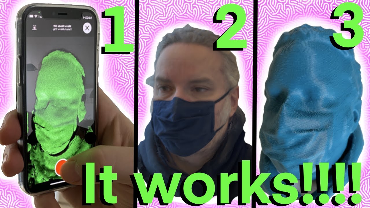 An iPhone (X, 11, 12) 3D Scanner App that Works? (EM3D: Ethan Makes 3D Scanner)