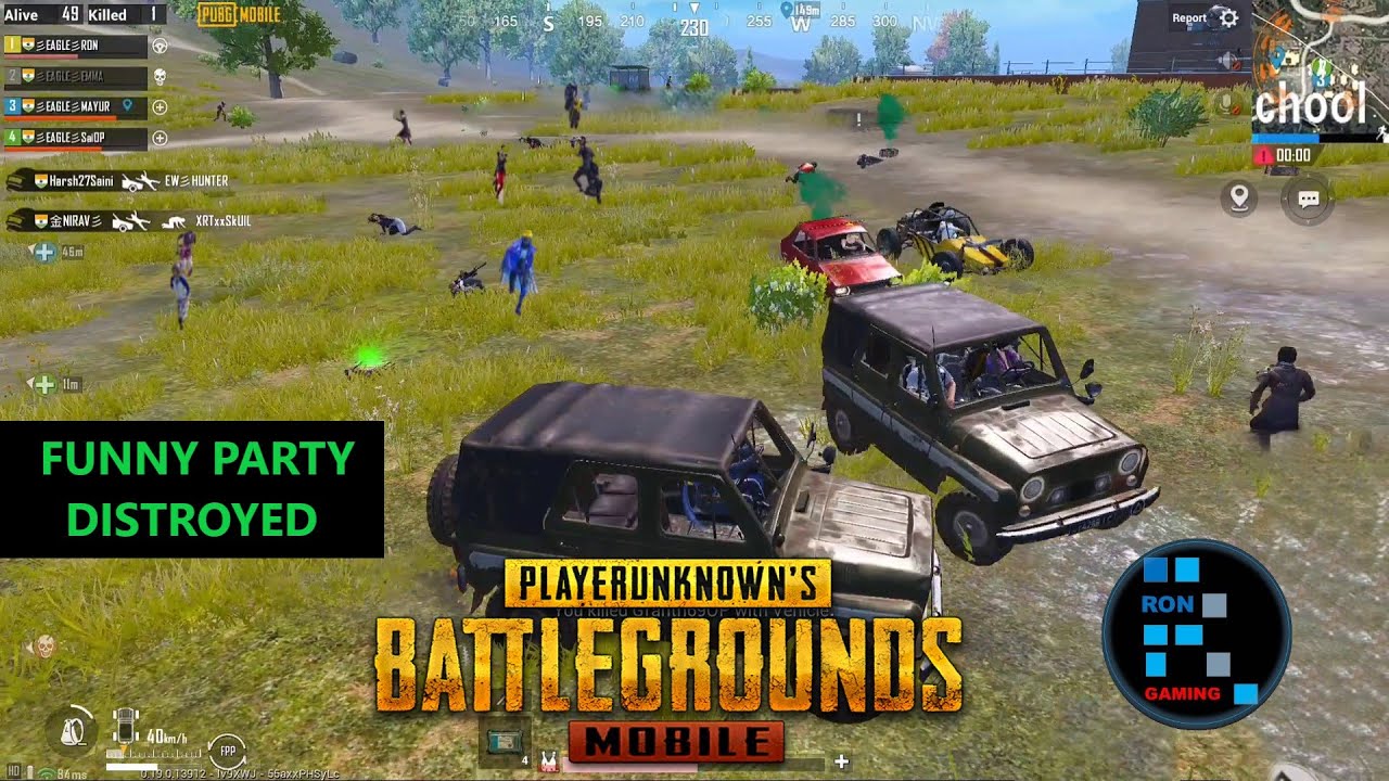 PUBG MOBILE | RON'S FUNNY CELEBRATION PARTY GONE WRONG