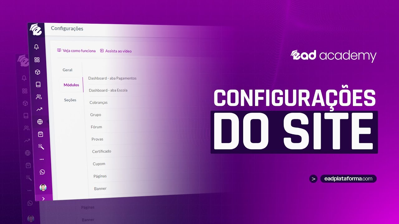 Configura&ccedil;&otilde;es do site